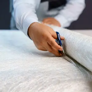 Fiberglass Mat - Fiberglass Cloth Roll 50in x 30ft - Marine Grade 1.5 Oz  Chopped Strand Mat - Fiber Glass Sheet 125 sq ft -  & Epoxy Compatible - EGlass CSM for Boat Camper Repair