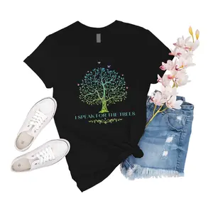 T-Shirt Unisex The Lorax Movie I Speak For The Trees Earth Day Sleeve Novelty Family Event Girl Short Friend Gift For Men