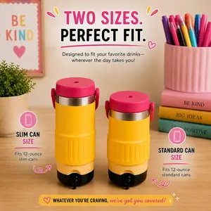 Teacher Pencil Koozie | 12oz Can Holder | Back to School Gift | Teacher Appreciation Gift | Cute Teacher Cup | End of Year Teacher Gift