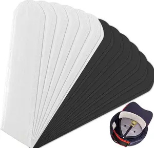, 100 Pack Disposable  Pads Golf Hat Liner Cap for Makeup