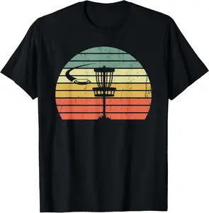 100% Cotton Vintage Disc Golf Retro  Golf Disc Sport Gift T-Shirt