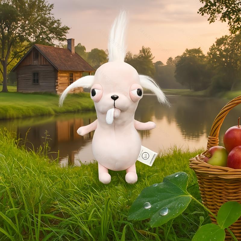 Cute Chihuahua Plush Toy, Adorable Stuffed Animal Doll, Perfect Gift for Pet Lovers and Children, Soft Skin-Friendly Companion