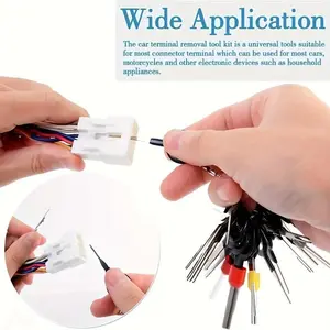 [59pcs Professional Wire Remover Set] 59/118pcs Professional Wire Harness Pin Remover Set, Automotive Connector Terminal Disassembly Tools Kit with Storage Case, Uncharged Manual Operation, Without Battery