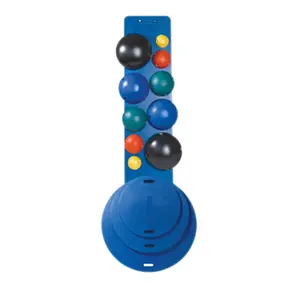 212 MAIN Cando Mvp Balance System - 10-Ball Wall Rack Only, Adjustable Modular Balance Training Equipment for Rehabilitation