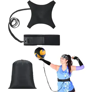 Solo Volleyball Trainer: -in- Volleyball  Equipment with Rebounder for Serving, Spiking & Setting Practice Serve Trainer & Practice  for Beginners to Pros