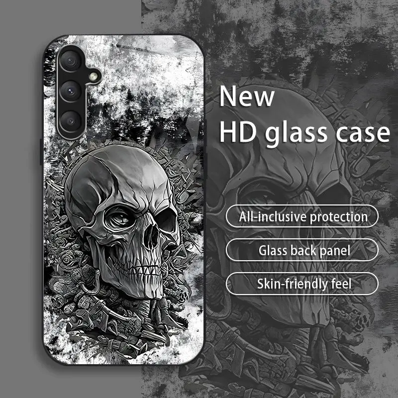 Suitable for [Galaxy A16 5g] New creative cool design high-end glass mobile phone case affordable anti-fall anti-fingerprint 995