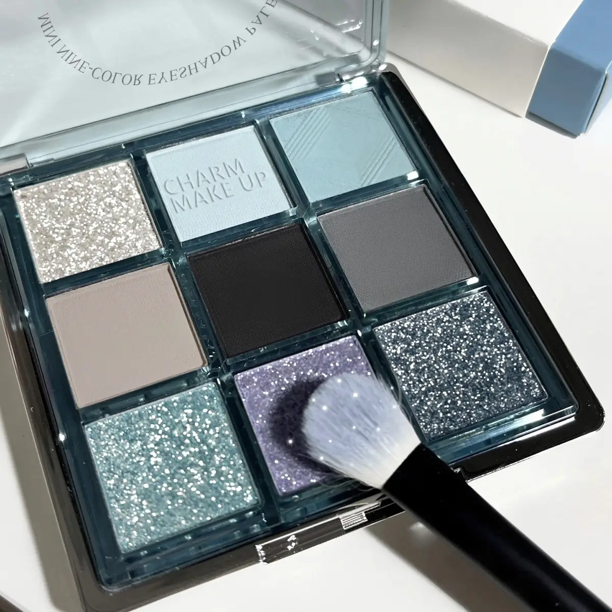 9 Color Eyeshadow Palette, Matte And Glitter Eye Shadows Palette, Long Lasting Shimmering Eye Shadow Makeup Products For All Styles And Occasions