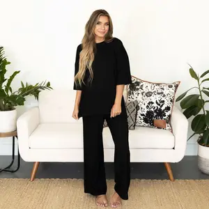 Esme Loungewear Top - Black