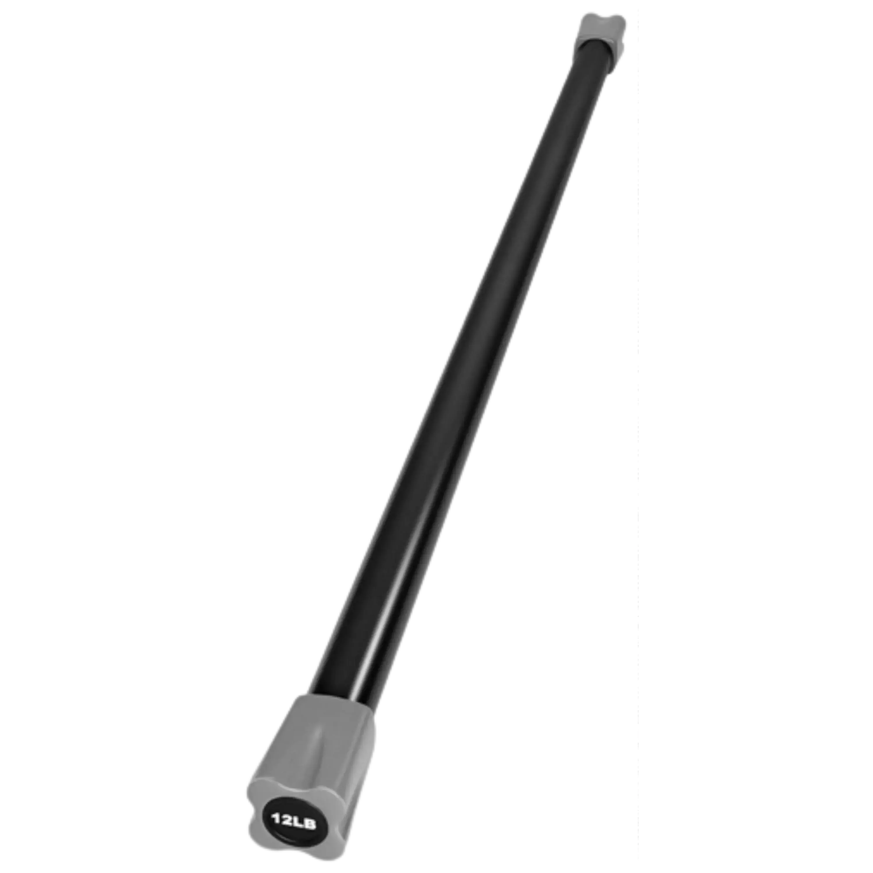 French Fitness Weighted Body Fitness Bar 12 lbs - Gray (New)