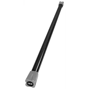 French Fitness Weighted Body Fitness Bar 12 lbs - Gray (New)