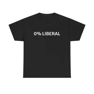 0 Percent Lib T-shirt Funny Graphic Tee Halloween Humor Gift Idea