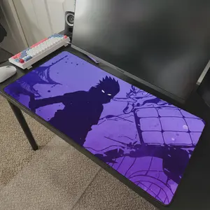 Sasuke Uchiha Naruto Anime Desk Mat Mousepad 31.5" x 15.5"