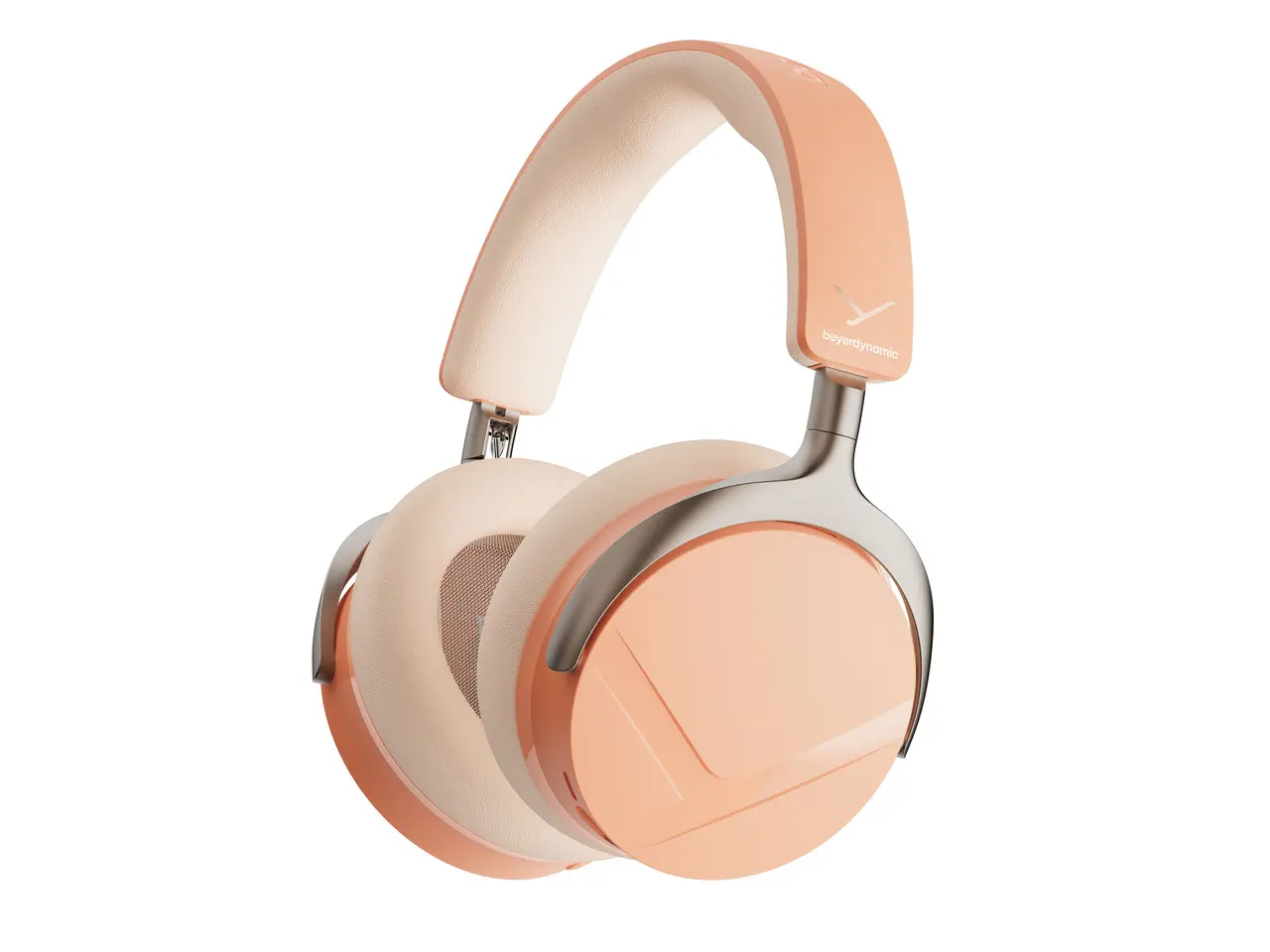 beyerdynamic AVENTHO Y Wireless Headphones, 90-hour battery, ANC, Bluetooth 6.0 multipoint, foldable, replaceable battery - Peach Blush