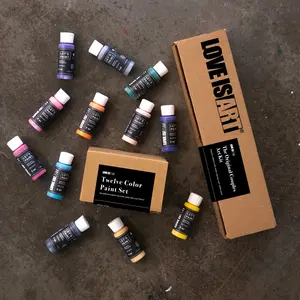 The Color Collection Bundle: The Original Couples Art Kit + Twelve Color Paint Expansion Set