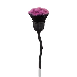 Rose Shaped Makeup Brush, Soft Bristles Makeup Brush for Blush & Contouring, Professional Makeup Tools for Women