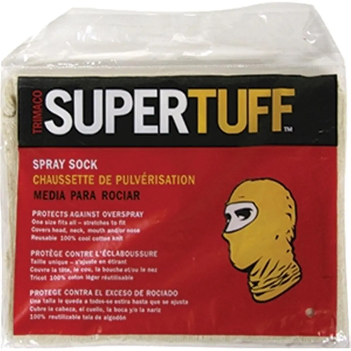 Trimaco 09301-A Footwear Cleaning Spray Sock, Pack of 12