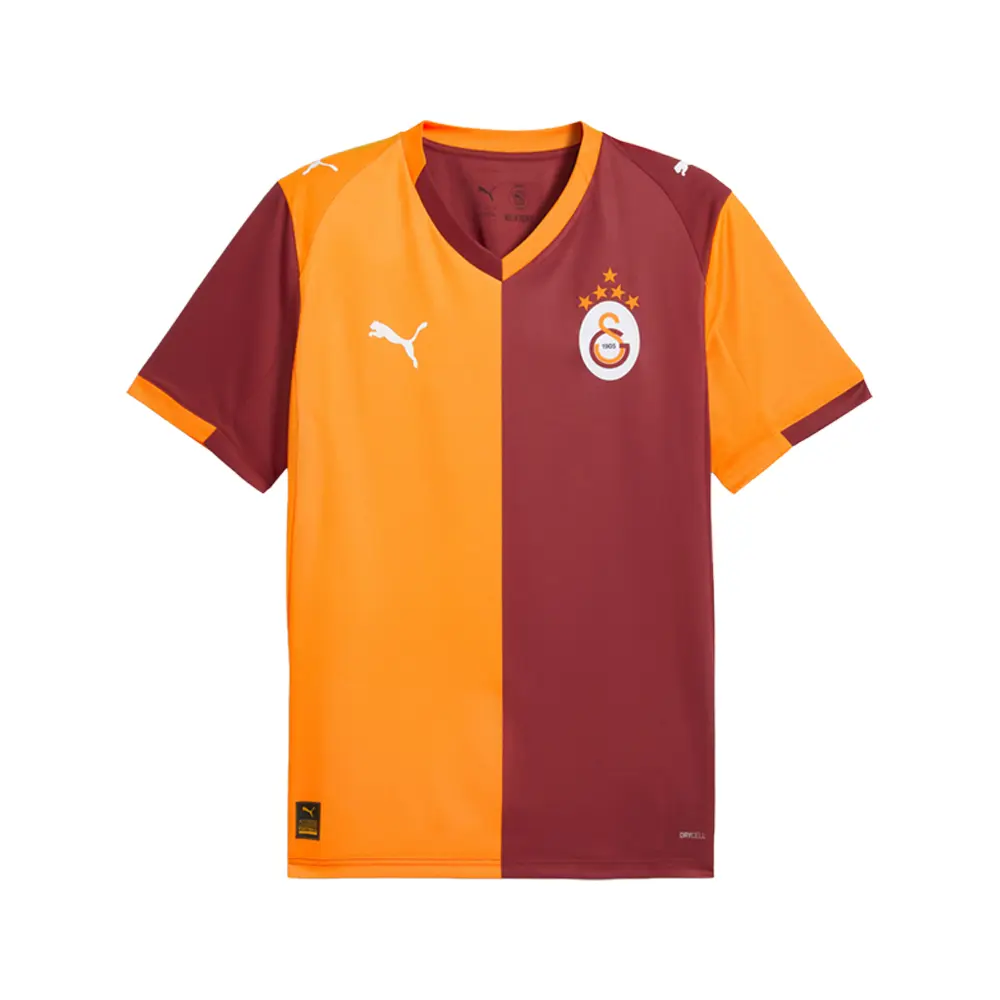 PUMA Mens Galatasaray Sk 2526 Home Replica Jersey Casual - Orange, Red