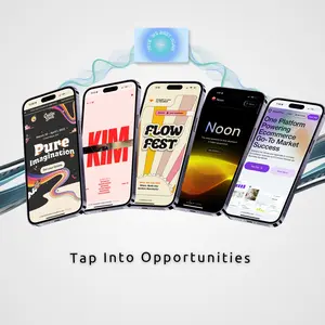Fusion NFC Digital Business Smart Card - Effortless Sharing Technology for iPhone & Android Users, Compatible with Various Devices