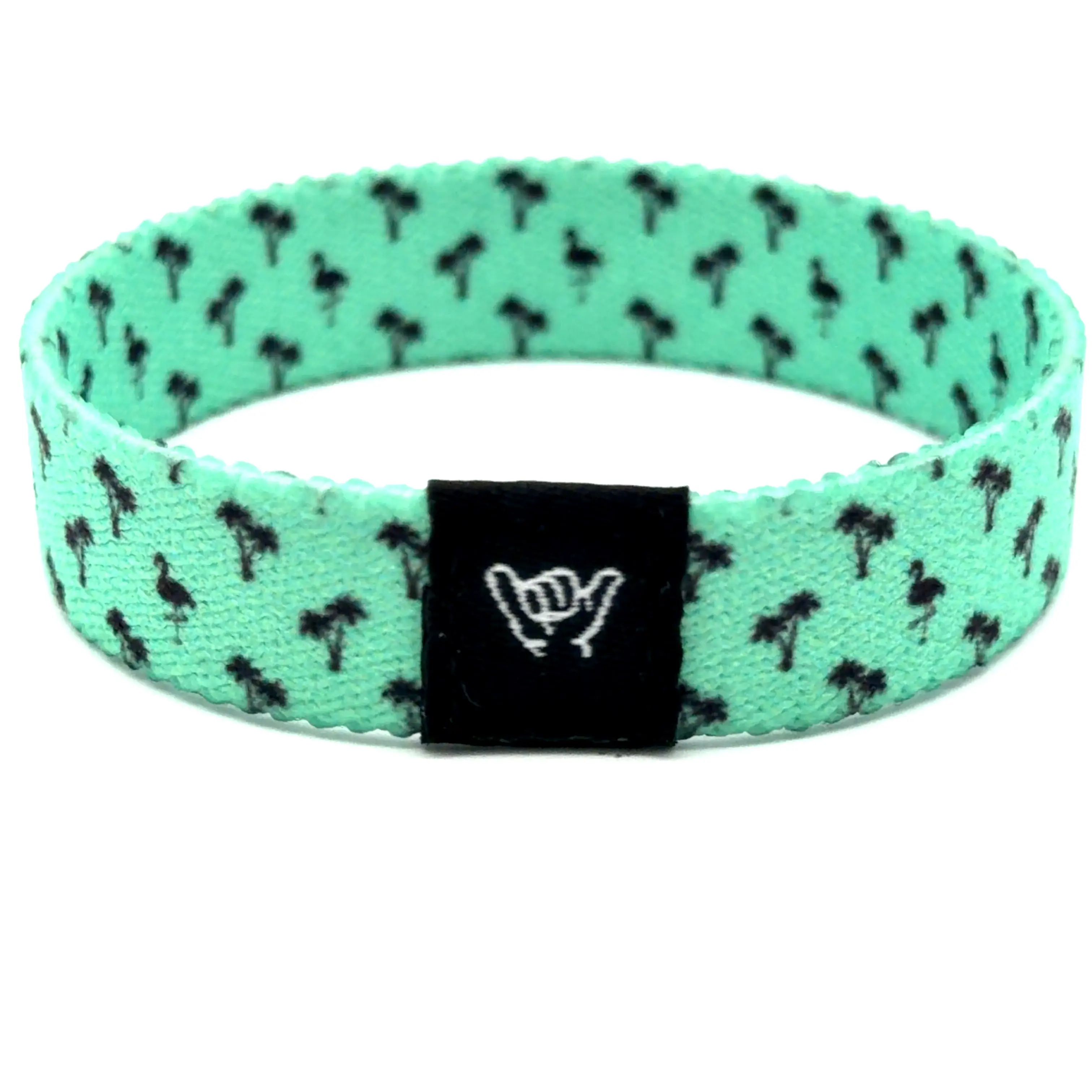 Preppy Flamingo Wristband Bracelet