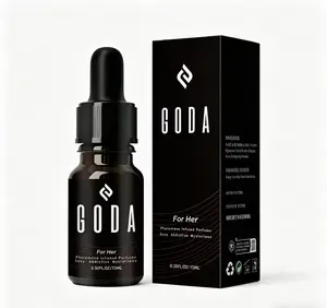 GODA For Her Pheromone Perfume Oil 15ml | Jasmine & Rose Floral Scent, Sweet & Spicy Long-Lasting Feminine Fragrance, Vegan Cruelty-Free Travel Perfume for Women