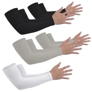 1 / 5 Pairs Arm Sleeves UPF50+  for Men&Women, UV Sun Protection Glove Sunscreen Arm Covers Compression Tattoo Sleeve Cover Up for Basketball Volleyball #Summervibes