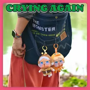 In Stock Genuine Crybaby Crying Again Series Blind Box Vinyl Face Doll Pendant Keychains Decoration Plush Toy Birthday Gift