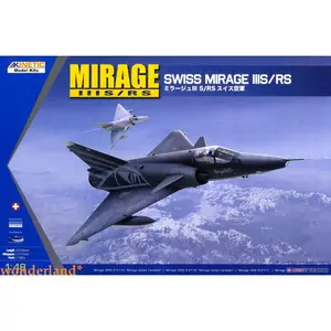 Kinetic K48058 1/48 Mirage Swiss Mirage Iiis/rs Model Kit, Military Model Kit, Choking Hazard Warning, Single Unit Count