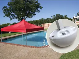 Pool Shade Canopy Turtles - Pool Companion! Keep Safe from the Sun, Easy Install, No Pool Damage Worries & Practical Pool Accessory Kit, White - 4 pcs