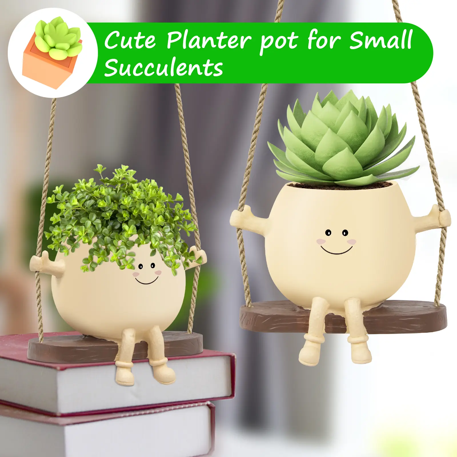 Cute Hanging Plant Pot with Smiley Face Design High-Quality Resin Drainage  Holes Perfect for Indoor & Outdoor Decoration DIY Fun for Home & Garden  Ideal Gift for Plant Lovers - TikTok Shop