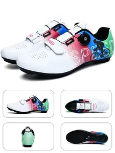 Unisex Cycling Shoes, Quick-Release Buckle, Breathable Pores, Ideal for Commuting, Daily Exercise, Outdoor Road Biking