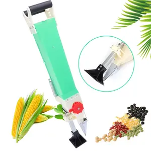 Stainless Steel Manual Seeder, Labor-Saving Specialty Garden Tool for Farms, 1-3 Seed Capacity, 0.12-0.59in Adjustable Depth, Works with Peanuts Corn Soybeans & Automatic Drip Irrigation System,summerwins