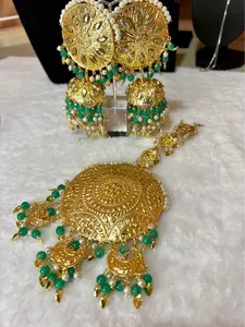 Women's Oversize Tikka Set for Festive Occasions - Womenswear, Overalls