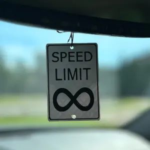 Speed Limit Infinity Keychain Accessory for Car Mirror