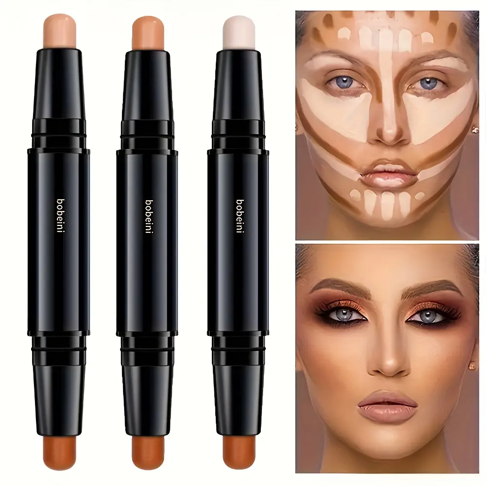 2In1 Concealer Highlighter Pen Long Lasting Natural Matte Texture Cosmetic Foundation Beauty Waterproof Sweat Proof Makeup