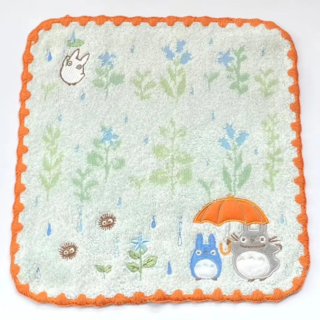 10"X10" Delicate Embroidery Cotton Hand Towel as a Gift for Bathroom, Gym, Kitchen, Home Decor