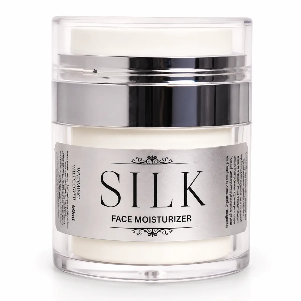 SILK Face Moisturizer | Lightweight | Hydrating | Silk Finish | Natural Ingredients | Cream | Gentle | All Skin Types