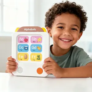 【leleyu】-New Upgrade! My First LEARNING MACHINE for Toddlers 1-6 | 36 Themes, 300+ Words, Songs & Stories | Screen-Free Educational Toy with 42 Double-Sided Cards | Perfect Gift for Language Development