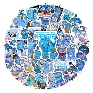 60Pcs Derpy Tiger Cartoon Stickers Pack, Waterproof Kawaii Monster Vinyl Decals for Laptop Water Bottle Journal Scrapbook, Fun Gifts for Cartoon & Monster Fans