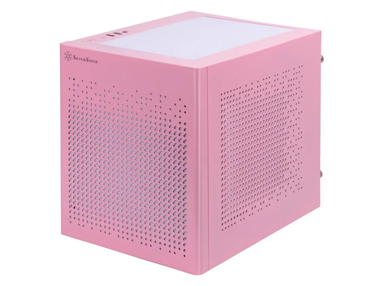 SilverStone Technology SUGO 16 Pink Mini-ITX Small Form Factor case with All Metal Construction, SST-SG16P