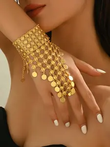 Vintage Multi-layer Bangle, Fashionable Jewelry for Women & Girls, Trendy All-match & Exquisite Jewelry for Birthday Gift, Trendy Bangles