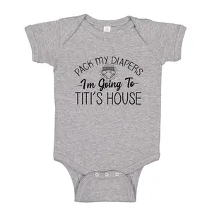 I'm Going to Titi's House Funny Titi Baby One Piece Bodysuit or Toddler T-Shirt, Titi Shirt, Titi Gift, Titi Present, My Titi Loves Me, Cute Titi Baby Clothes