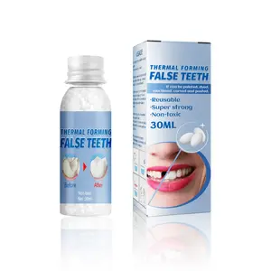 30ml Moldable Dental Glue, Pro SFX Film Makeup & Temp Denture Repair Kit, Instant Gap Filler & Emergency Tooth Fix for Seamless Modification