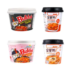 SAMYANG Buldak Tteokbokki Carbonara+Spicy+Tteokbokki Rice Cake Tomato+Tteokbokki Sweet & Spicy