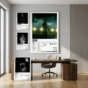 Y-Yeat Album Poster HD Waterproof Wall Art Sticker Poster – Self Adhesive Peel & Stick Wall Decor, Fade Resistant & Long Lasting, Easy to Apply & Remove, Modern Home Decoration for Living Room Bedroom Office Bar, Multiple Size