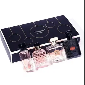 [Hicold] 30mix1/25mbx3 APcs Women'sPerfume Highend Gift Box, The Story ofFlowers, ,Black OpiumFragrance Four-piece Set | midnight sin perfume | long lasting perfume | mini perfumes  | perfumes para mujeres | rose vibrant for women | perfume oil