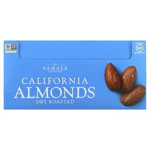 Sahale Snacks California Almonds, Dry Roasted, 9 Packs, 1.5 oz (42.5 g) Each