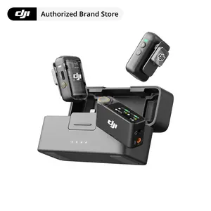 DJI Mic 2 Wireless Lavalier Microphone 2TX+1RX Noise Reduction Recording Mic For Phone Camera Vlog Live Streaming