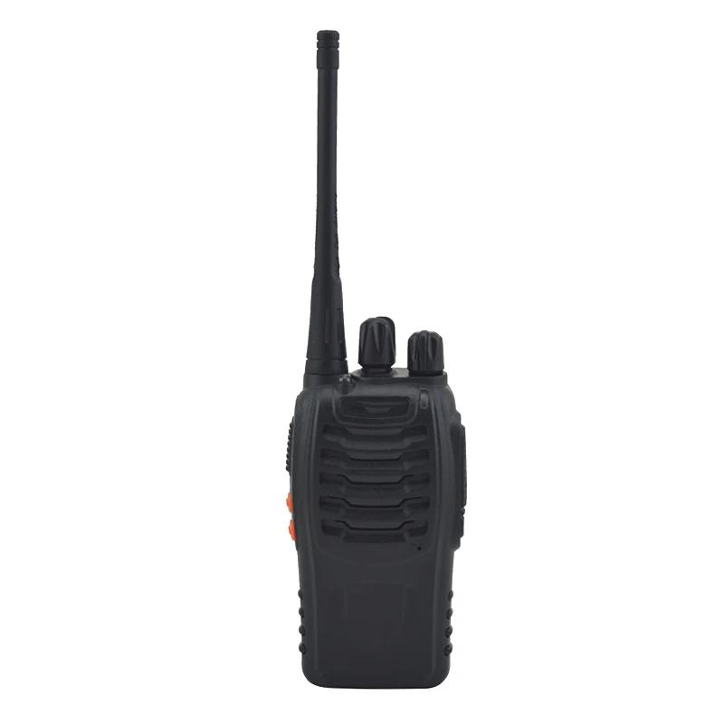 2pcs/lot Walkie talkie UHF Two way radio  UHF 400-470MHz 16CH Portable Transceiver with Earpiece
