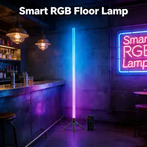 Daybetter 360° Corner Floor Lamp - Minimalist Style, APP&Remote Control, dimmable& timing, Music sync, Great For Living Rooms, Bedrooms, Game Rooms, Home Offices, Parties And Decorations, St. Patrick's Day