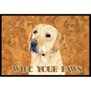 212 MAIN Labrador Print Doormat, 18x27 in, Permanent Dye Artwork Framed, Durable Material, Non-Slip Backing, for Indoor/Outdoor Use